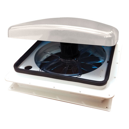 HENGS Heng's 71112V-G4 Standard Mount Universal Vent, 12 Volt Fan - White SV1112-G4